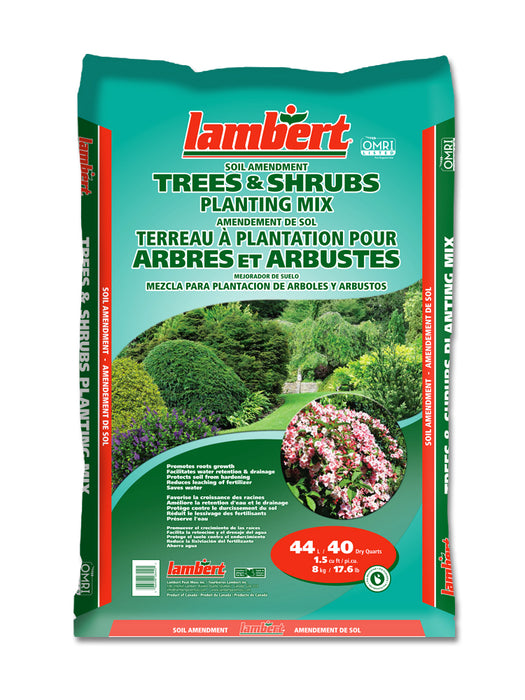 Terreau à plantation pour arbres et arbustes OMRI (bio) 44L