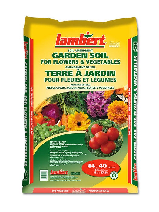 Terre à jardin fleurs et légumes OMRI (bio) 44L